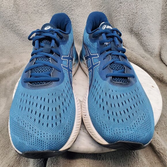 Asics Shoes Mens Size 11.5 Blue Textile Gel-Excite 8 Athletic Sneakers *Read* - Picture 6 of 10